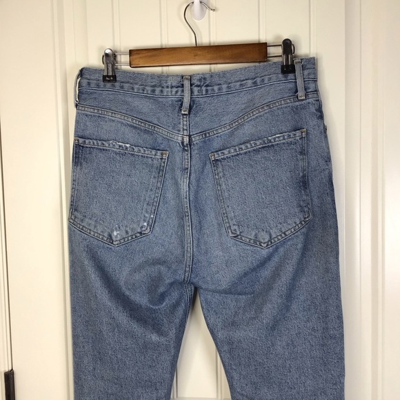 AGOLDE Riley High Rise Straight Crop in Escalate Size 28. - Picture 7 of 10